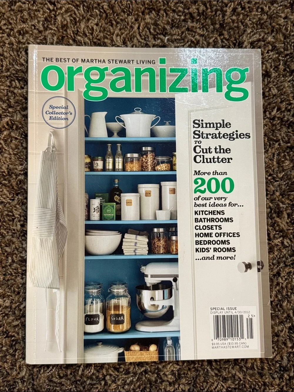Martha Stewart Organizing Magazine - Special Collector’s Edition